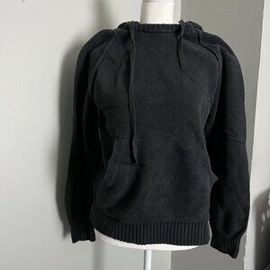 Goodfellow & Co. Thermal Black Hoodie Size Medium - M - Thick Material